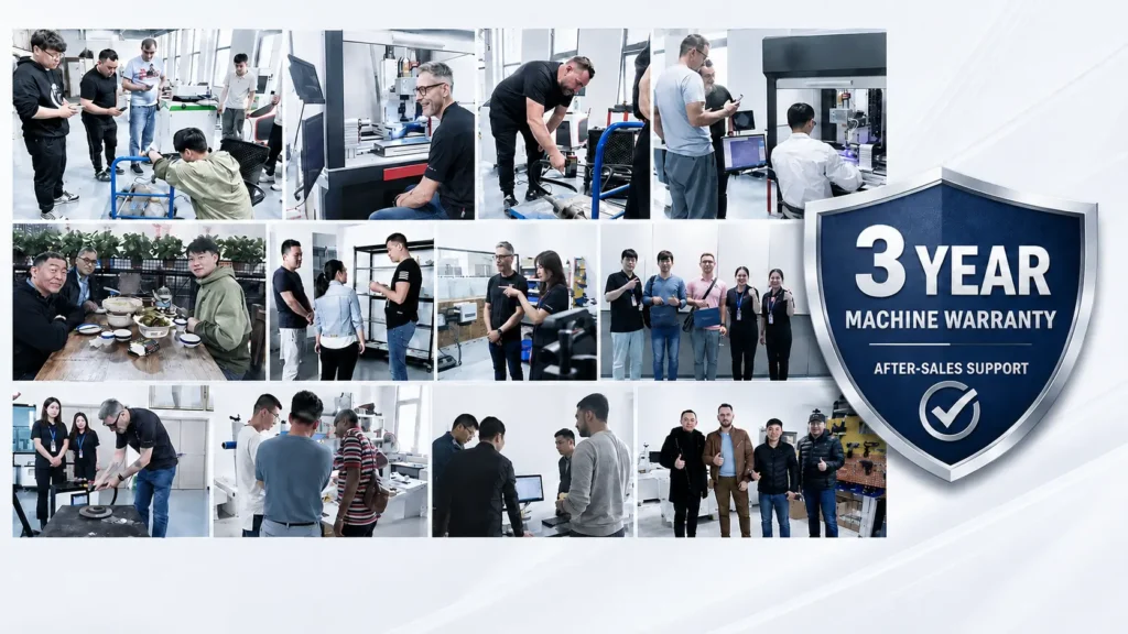 TengWen laser machine training, technical support and 3-year warranty service