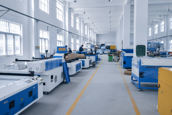 Laser equipment in the TengWen Laser production area